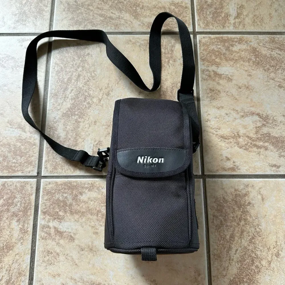 Nikon Lens Bag Carrying Case Black With Strap‎ Preowned